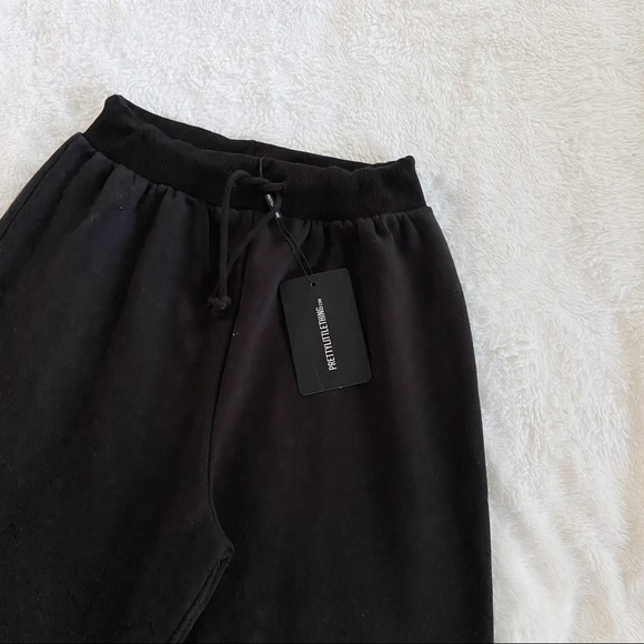 PrettyLittleThing Recycled Black Ultimate Sweat Joggers Size US 4 (UK 8) - Picture 3 of 6